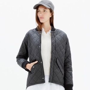 Madewell Quilted Bomber Jacket